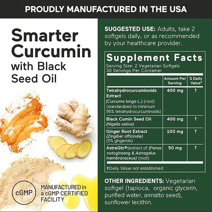 Smarter Nutrition Curcumin Softgels